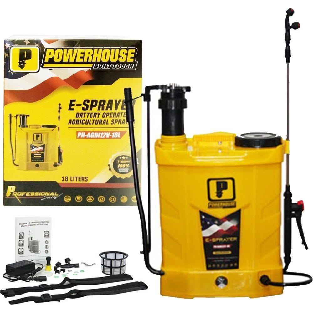 Powerhouse PH-AGRI12V-18L 2in1 Battery Operated/Manual Knapsack Sprayer (18L) - KHM Megatools Corp. Powerhouse PH-AGRI12V-18L 2in1 Battery Operated/Manual Knapsack Sprayer (18L) - KHM Megatools Corp.